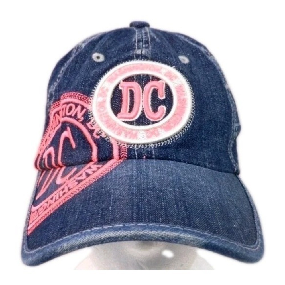 Washington DC Robin Ruth‎ Denim Baseball Hat - Cap Adjustable Women's #1641